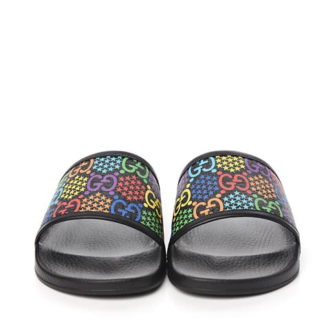 gucci psychedelic slide|gucci sandals customer service.